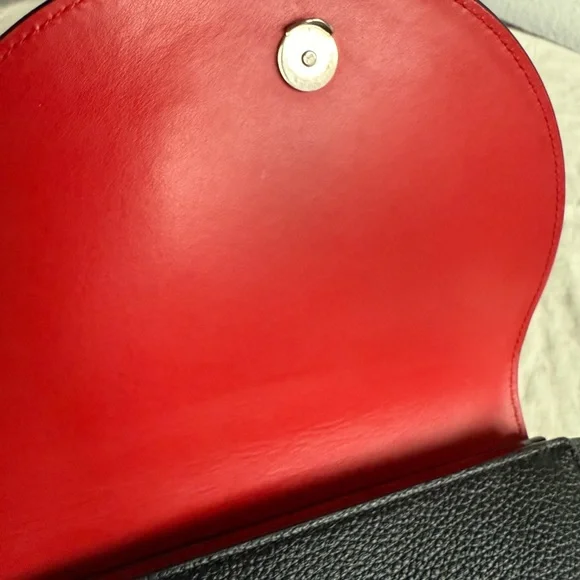 CHRISTIAN LOUBOUTIN By My Side Black Leather Shouder Bag - Picture 5 of 16